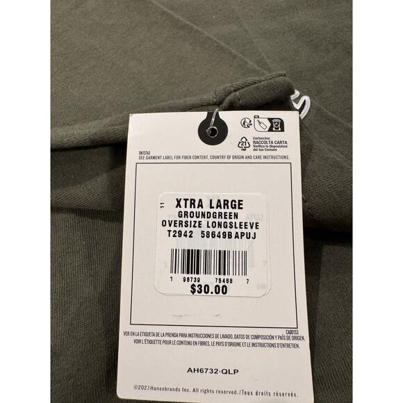 NWT Champion mens Crew Neck Athletic wear long Sleeve T-shirt, XL Big and Tall - Picture 6 of 8